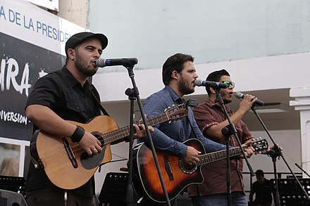 Salvadoran musical group in San Vicente