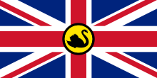 Flag of the "Dominion of Westralia" as proposed in 1934 Flag of Dominion of Westralia (secession movement).svg