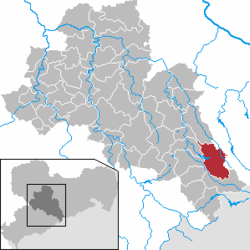 Kart over Frauenstein