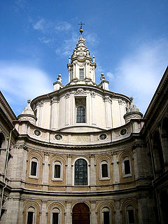 SantIvo alla Sapienza Church in Rome, Italy