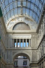 Galleria Umberto: particolare decorazione della volta