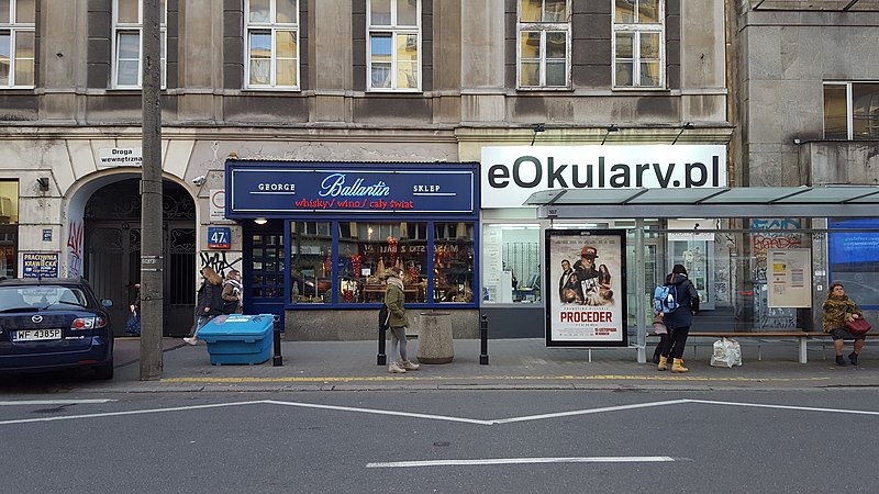 File:George Ballantines shop, Warsaw, Krucza Street.jpg