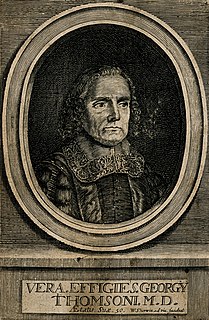 George Thomson (physician) English physician, medical writer and pamphleteer
