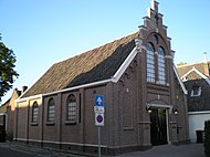 Voormalige Gereformeerde Kerk (momenteel rouwcentrum) aan de Kerkweg 14