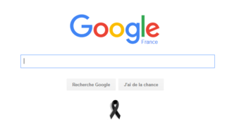 لقطة شاشة لصفحة جوجل الفرنسي في 15 نوفمبر 2015.