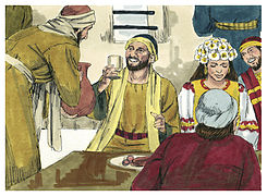 John 02:9a Marriage feast at Cana