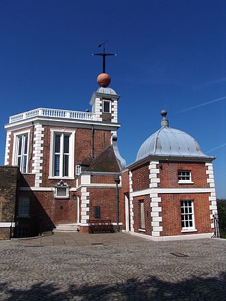Royal Observatory with the time ball atop the Octagon Room Greenwich-Royal Observatory-016.jpg