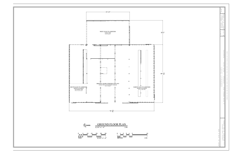 File:Ground Floor Plan - Sherman Farm, Barn, 44 South Sherman Road, Coupeville, Island County, WA HABS WA-253-A (sheet 2 of 3).png