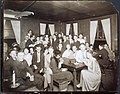 Group portrait, indoors, of people gathered at the Garrett Coffee House, ca. 1912-1917. (9561318539).jpg