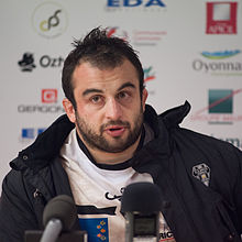 Descrierea imaginii Guillaume Ribes - US Oyonnax vs.  CA Brive, 30 noiembrie 2013.jpg.