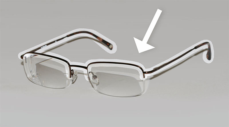 File:Half rim glasses with frame highlighted.jpg