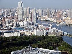 View from Shirakawa Mouri Tower, Aoyama