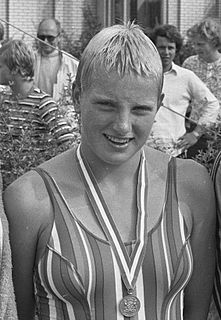 Hansje Bunschoten Dutch swimmer