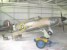 Hawker Hurricane IIa Z3055 on display at the Malta Aviation Museum Hawker Hurricane Z3055 Malta Avn Msm 2007.jpg