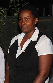 LGBT rights activist Clare Byarugaba Hillary Rodham Clinton with 2011 Human Rights Defender Award recipients (cropped) - Clare Byarugaba.jpg