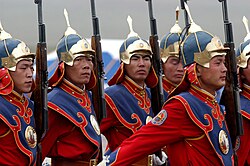 Honour guards of Mongolia, Kaan Quest 2007 .jpg