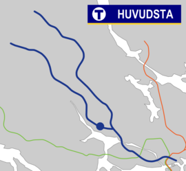 Huvudsta (Stockholms tunnelbana) - Wikipedia bahasa ...