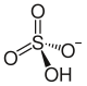 Hydrogen sulfate.svg