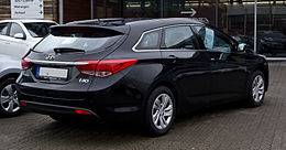 Hyundai i40cw 1.7 CRDi Style - Heckansicht, 26. februarie 2012, Heiligenhaus.jpg