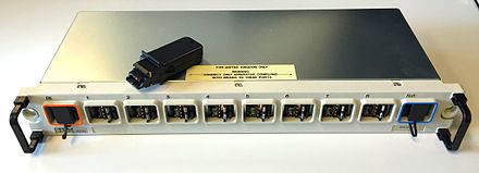The IBM 8228 Multistation Access Unit with accompanying Setup Aid to prime the relays on each port