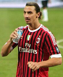 Ibrahimović v drese AC Miláno