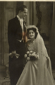 At his wedding in 1948