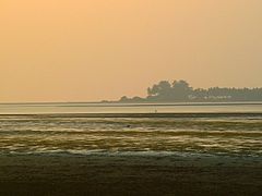 India Goa chapora rivier Evening.jpg