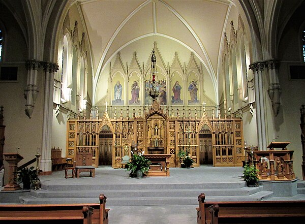 The Altar area of the cathedral.