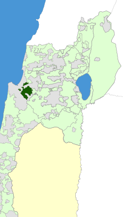 Israel Map - Zevulun Regional Council Zoomin.svg