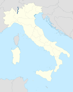 Strada statale 36 del Lago di Como e dello Spluga road in Italy