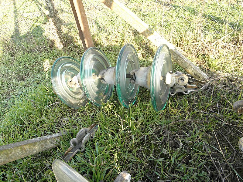 File:Italian high tension electric glass insulators.jpg