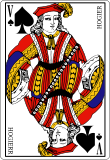 A kép leírása Jack of spades fr.svg.