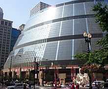 The James R. Thompson Center, subject of Nathan Eddy's short documentary film Starship Chicago James R. Thompson Center.JPG