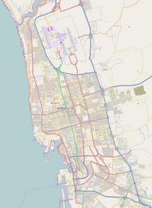 Map of Jeddah from OpenStreetMap Jeddah map.png