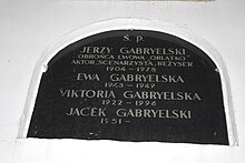 Jerzy Gabryelski grób.JPG