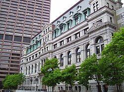 John Adams Courthouse in Boston, Massachusetts, home to the Massachusetts Supreme Judicial Court and Massachusetts Appeals Court John Adams Courthouse SJC Massachusetts.JPG