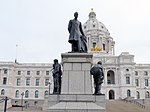 John Johnson Memorial John Albert Johnson Memorial, Minnesota State Capitol, St. Paul, Minnesota -front-cropped.jpg