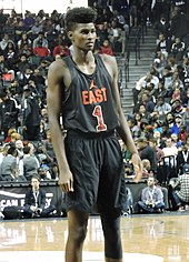 Isaac at the 2016 Jordan Brand Classic Jonathan Isaac (cropped).jpg