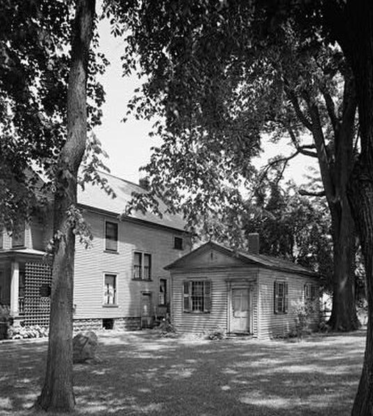Giddings Law Office in Ohio (1936 Nat'l Park Service photo)