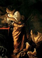 Thumbnail for Judith and her Maidservant (Gentileschi, Cannes)