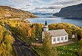 * Nomination Kåfjord church in Kåfjord, Alta, Norway --Ximonic 19:20, 1 October 2023 (UTC) * Promotion  Support Good quality. --Ermell 19:36, 1 October 2023 (UTC)