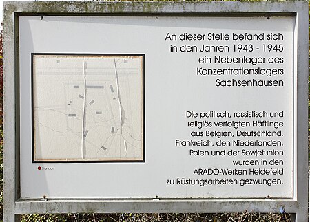 KZ Außenlager Rathenow Gedenktafel