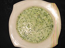 A cucumber and mint raita Kafta Raita.JPG