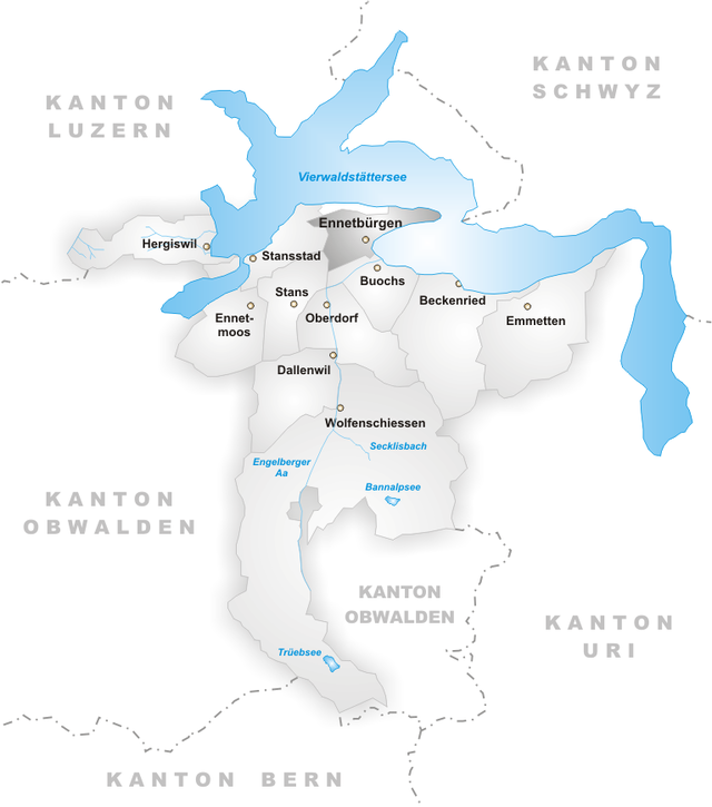 Ennetbürgen - Localizazion