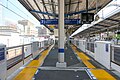 Platform 6 and 7 at Keikyu Kawasaki Station (Keikyu Main Line platform) in July 2023