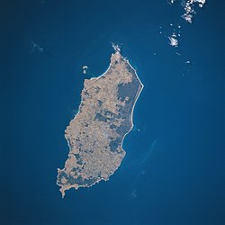 האי קינג כפי שצולם מחללית של NASA.