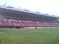 Picture of the roofed stand, a place where the fanatics are placed