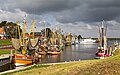 * Nomination Fishing boats resting in Greetsiel (East Frisia) --JoachimKohler-HB 01:20, 15 January 2024 (UTC) * Decline  Oppose Sorry, but this is quite blurry, and the white ship is blown out. --Plozessor 06:05, 15 January 2024 (UTC)