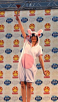Cosplay de Lapin crétin, Japan Expo 2012.