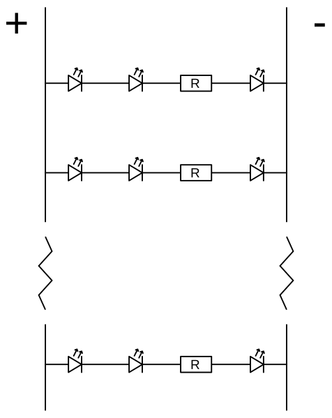 File:LED strip circuit diagram.svg